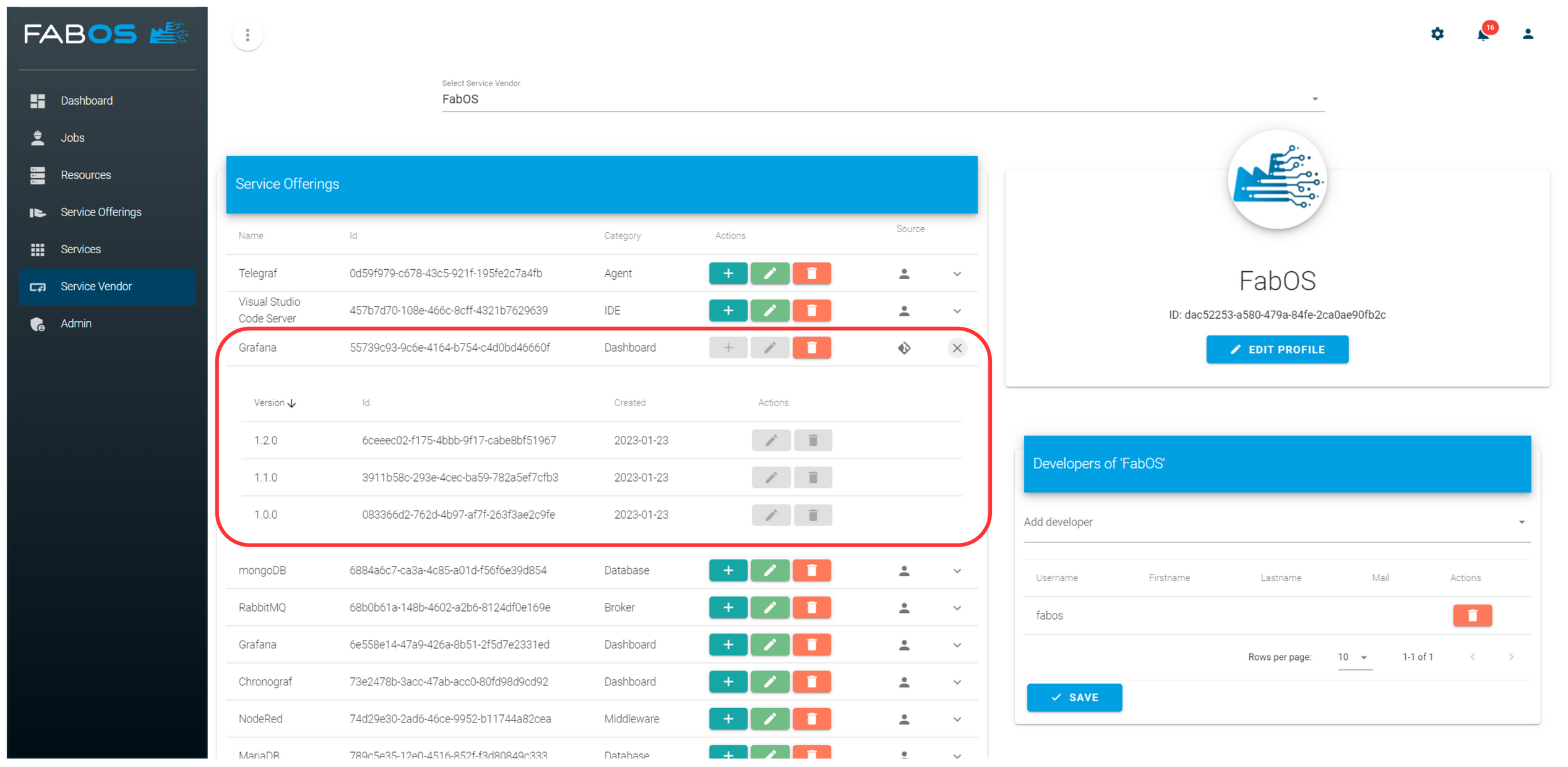 Result of git-based service offering